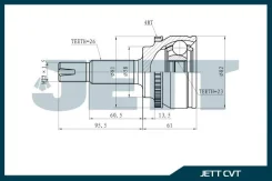 ���� ������� JETT V41-9037 ABS V419037ABS ����