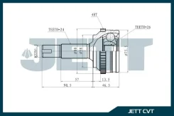 ���� ������� JETT V41-9026 ABS V419026ABS ����