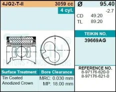 ������� ��������� Teikin 39669AG STD (4��/����) 39669AGSTD ����