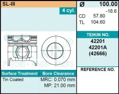 ������� ��������� Teikin 42201 STD (4��/����) 42201STD ����