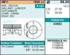 ������� ��������� Teikin 43692 STD (4��/����) 43692STD ����