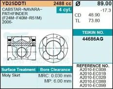 ������� ��������� Teikin 44686AG 0.50 (4��/����) 44686AG050 ����