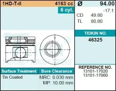 ������� ��������� Teikin 46325A STD (6��/����) 46325ASTD ����