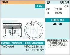 ������� ��������� Teikin 46358 STD (4��/����) 46358STD ����