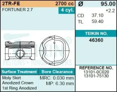 ������� ��������� Teikin 46360 STD (4��/����) 46360STD ����