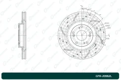 ���� ��������� ��������������� G-brake GFR-20962L ����� GFR20962L ����