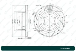 ���� ��������� ��������������� ������������� G-brake GFR-02916L ����� GFR02916L ����
