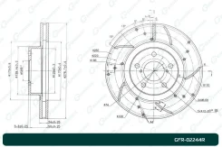 ���� ��������� ��������������� ������������� G-brake GFR-02244R ������ GFR02244R ����