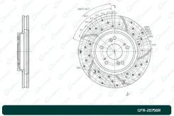 ���� ��������� ��������������� ������������� G-brake GFR-20756R ������ GFR20756R ����