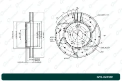 ���� ��������� ��������������� ������������� G-brake GFR-02451R ������ GFR02451R ����