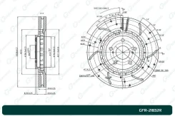 ���� ��������� ��������������� ������������� G-brake GFR-21832R ������ GFR21832R ����