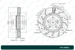 ���� ��������� ��������������� ������������� G-brake GFR-21832L ����� GFR21832L ����