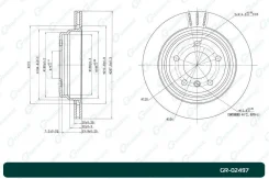 ���� ��������� ������������� G-brake GR-02497 GR02497 ����