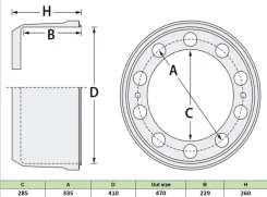 ������� ��������� G-brake GD-90026 GD90026 ����