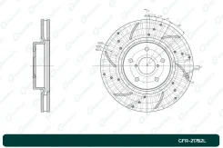 ���� ��������� ��������������� ������������� G-brake GFR-21782L ����� GFR21782L ����