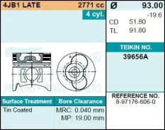 ������� ��������� Teikin 39656A STD (4��/����) 39656ASTD ����