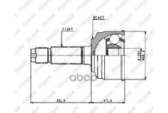 ���� �������� /TI-GUAR ��� Daihatsu MIRA GINO 2004, MOVE 2002-2006, Tanto 2003-2005, Toyota Pixis Space 2011-2012 /26*47*24; TG-2836; 43420B2021 CO368...