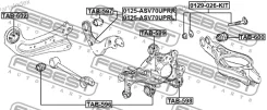 ���� ������ ���������� ����� 48790-33020 Toyota Camry/Hybrid ASV7#, �AXVA70, �AXVH7#, �GSV70, �MXVA71 2017.09- [EU] 0125ASV70UPRL ����