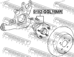 ������� ������ 424500E070 Toyota Highlander (NAP) ASU50, GSU5#, GVU58 2013.12-2019.11 [US] 0182GGL10MR ����