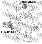 ����� �������� �������� 16620-0S010 Toyota LAND Cruiser GRJ200, URJ20#, UZJ200, VDJ200 2007.09- [GR] 0187URJ201 ����