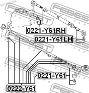 ���� ������� D8680-VS41A Nissan Safari Y61 1997.08- [GL] 0222Y61 ����