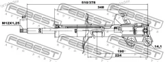 ����������� �������� ����� E4303EC80A Nissan Tiida C11 2004.09-2012.06 [JP] 02666608FL ����