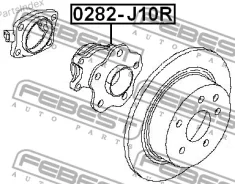������� ������ 43202-JG000 Nissan Qashqai J10E 2006.12-2013.12 [EL] 0282J10R ����