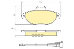 ������� ��������� FIAT Punto/Panda 94- �������� 6111153 Girling ���. 6111153 Girling TRW 6111153 ����
