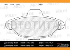 ������� ��������� �������� (� ��������) (����� Semi-Metallic) (FIAT 500 (312) / FIAT Panda (169 (TRW GDB1115) E100203 E100203 ����