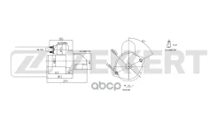 ������� Mitsubishi Pajero III 00- Pajero Sport II 08- L200 III 05- L300 III 86- Zekkert ���. an-1066 AN1066 ����
