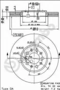 ���� ��������� �������� ������������� (�������� 2��) Brembo ���. 09701020 09701020 ����