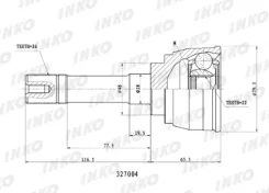 ���� ������� 26/22 | ����� ����/��� | INKO 327004 327004 ����
