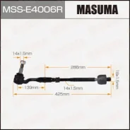 ���� � ������������ Masuma BMW 5-Series (F10), 7-Series (F02) RH MSS-E4006R Masuma, ������ MSSE4006R ����