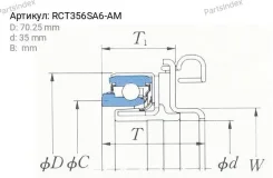 ��������� �������� KOYO RCT356SA6AM RCT356SA6AM ����