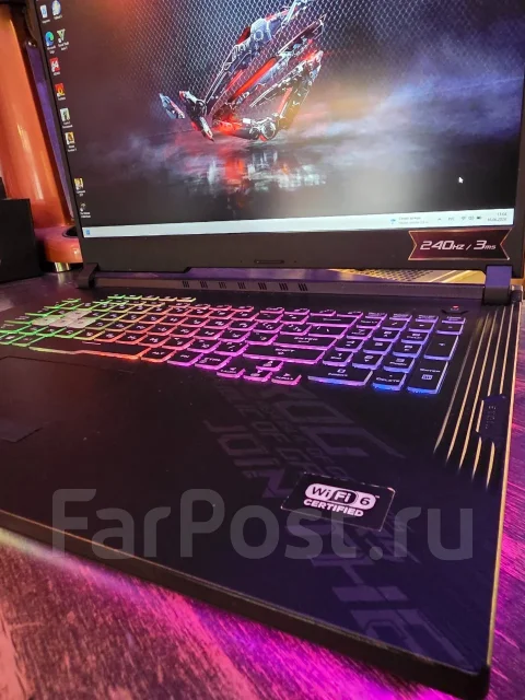 Asus ROG Strix G17. 17.3", ��� 16 ��, ���� 512���, WiFi: 1, Bluetooth: 1, ����������� �� 4��. ����