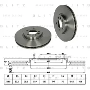 ���� ��������� VW Transporter/Multivan 03- �����. ����. Blitz BS0295 BS0295 ����