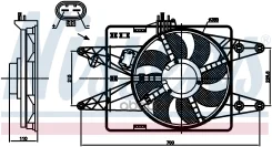 ���������� ������������� ��������� ���������� ��� Nissens 85133 85133 ����