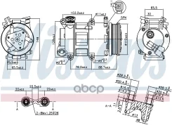 ���������� ������������ FORD Focus II 04 Nissens ���. 89327 89327 ����