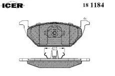 ������� �������� �������� ! Audi A3 1.6-1.9TD 96-03, Skoda Octavia 1.4/1.6 96-00 181184 ICER 181184 181184 ����