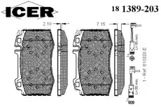 ������� �������� �������� ! MB W220/W211 02# 181389-203 ICER 181389-203 181389203 ����
