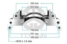 ��������� ����� ����. �������! 6���. ����� 19.5 Wabco PAN 19-1, SAF TTT 20271 20271 ����