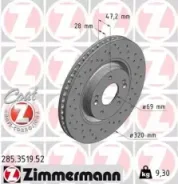 ���� ��������� ! Sport �����. 320x28/47-5x114 Hyundai i40 1.6/2.0/1.7CRDi 11 Zimmermann 285.3519.52 285351952 ����