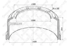 ����. ������� !420x200/215 H=256 d=300/335 n10x23 SAF SK/RS9042/20 Stellox 85-00062-SX 8500062SX ����