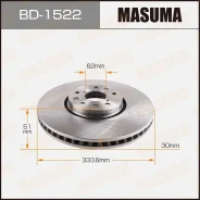 ���� ����. Masuma BD1522 front Lexus GS460/430/350 LH Masuma BD1522, ����� �������� BD1522 ����