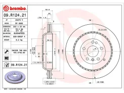 ���� ��������� UV Coated (�����) Brembo 09R12421, ������ 09R12421 ����