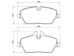 ������� ��������� (�������) BMW 1-Series 04-13 / 2-Series Active Tourer 14 Brembo P 06 034, �������� P06034 ����
