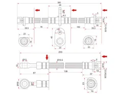 ����� ��������� Honda Accord 89-94 / Inspire 92-95 (����� / �������� 2 ��) SAT ST-01466-SL4-901, ������ ST01466SL4901 ����