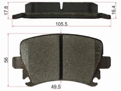 ������� ��������� (�����) Audi A3 03-13 / A4 00-09 SAT ST-1K0698451G, ������ ST1K0698451G ����