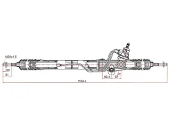 ����� ������� Toyota Land Cruiser (J100) 98-07 / Lexus LX 98-07 (����� ����) SAT ST-44250-60060 ST4425060060 ����