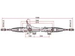 ����� ������� Toyota Corolla (E120) 00-07 / Corolla Fielder 00-06 (����� ����) SAT ST-45510-02070 ST4551002070 ����